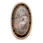 Georgian Mourning Ring-Charlotte Sayers Antique Jewellery