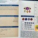 Georgian Multi Gem Brooch-Charlotte Sayers Antique Jewellery