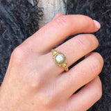 Georgian Natural Pearl Ring-Charlotte Sayers Antique Jewellery