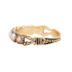 Georgian Natural Pearl Ring-Charlotte Sayers Antique Jewellery