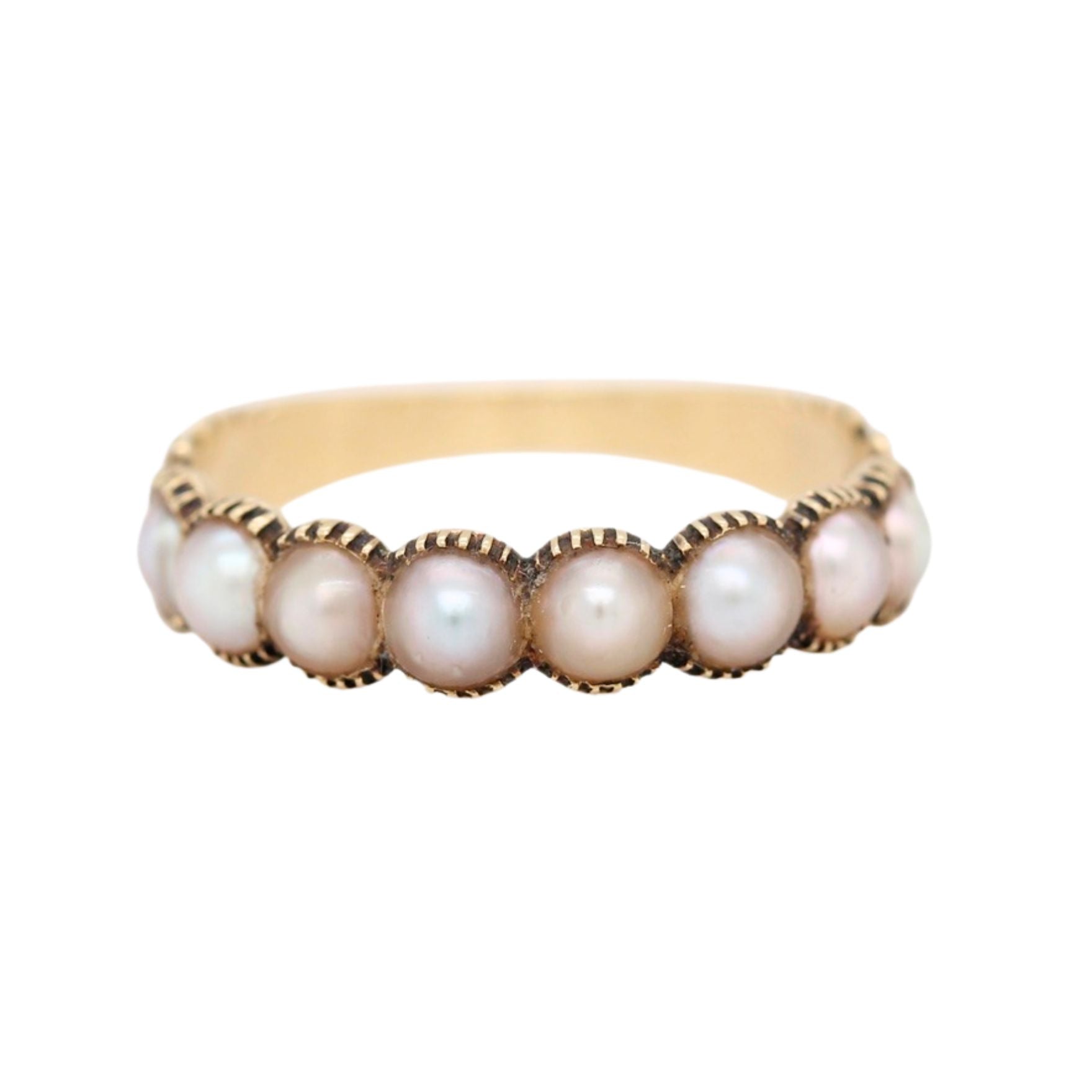 Georgian Natural Pearl Ring-Charlotte Sayers Antique Jewellery