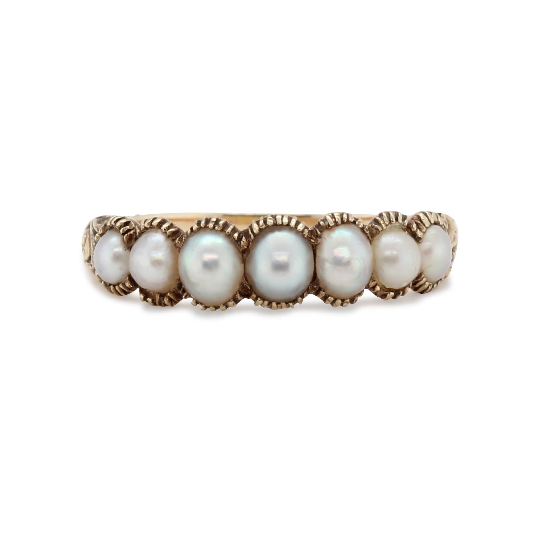 Georgian Natural Pearl Ring-Charlotte Sayers Antique Jewellery