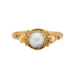 Georgian Natural Pearl Ring-Charlotte Sayers Antique Jewellery