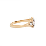 Georgian Natural Pearl and Diamond Ring-Charlotte Sayers Antique Jewellery