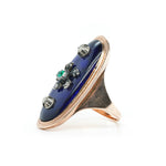 Georgian Navette Ring-Charlotte Sayers Antique Jewellery