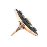 Georgian Navette Ring-Charlotte Sayers Antique Jewellery