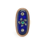 Georgian Navette Ring-Charlotte Sayers Antique Jewellery