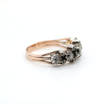 Georgian Old Cut Diamond Ring-Charlotte Sayers Antique Jewellery