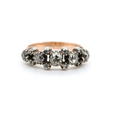 Georgian Old Cut Diamond Ring-Charlotte Sayers Antique Jewellery