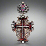 Georgian Order of Christ Cross Pendant-Charlotte Sayers Antique Jewellery