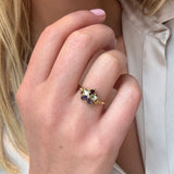 Georgian Pansy Ring-Charlotte Sayers Antique Jewellery