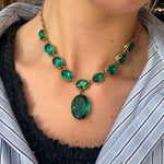 Georgian Paste Necklace-Charlotte Sayers Antique Jewellery