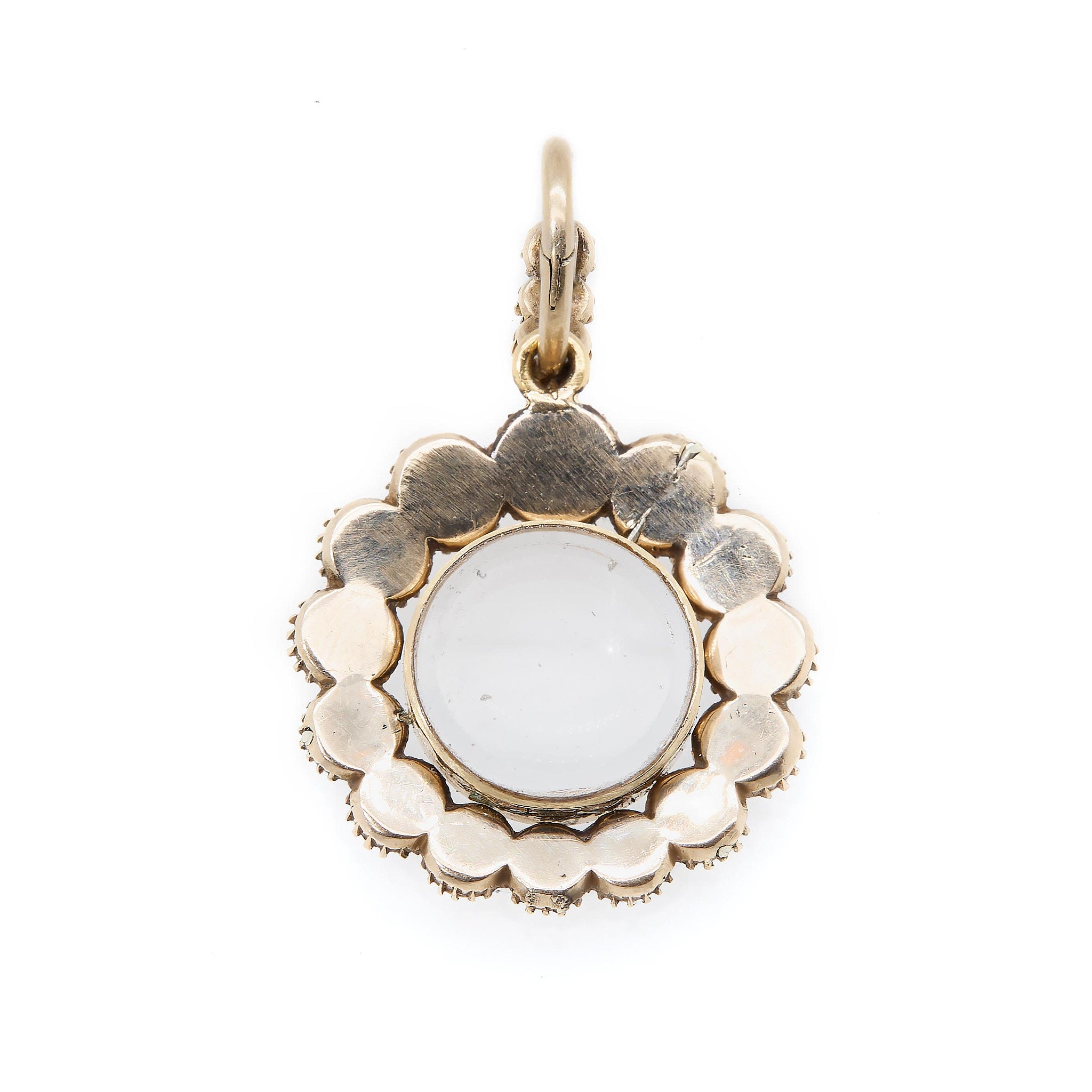 Georgian Pearl Locket Pendant-Charlotte Sayers Antique Jewellery