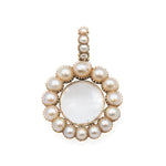 Georgian Pearl Locket Pendant-Charlotte Sayers Antique Jewellery