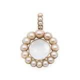 Georgian Pearl Locket Pendant-Charlotte Sayers Antique Jewellery