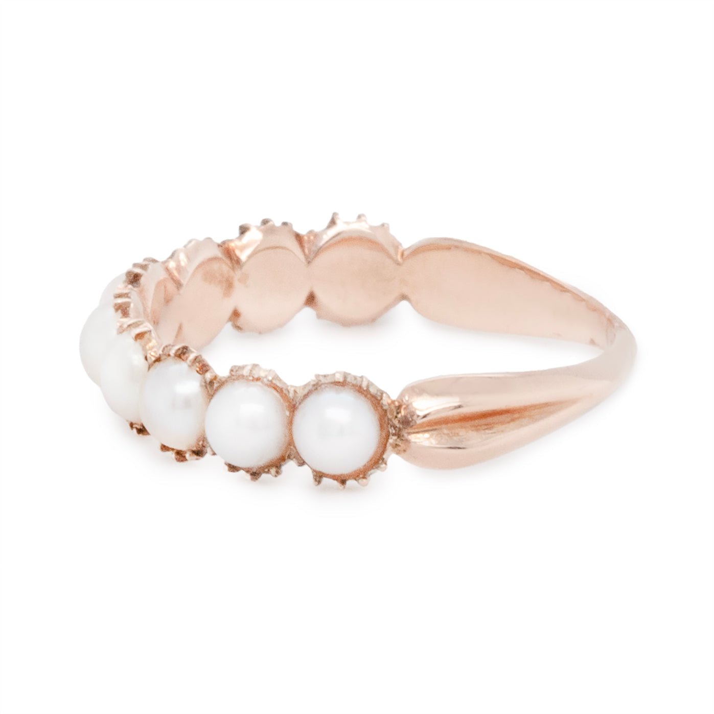 Georgian Pearl Ring-Charlotte Sayers Antique Jewellery