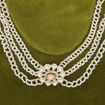 Georgian Pearl and Topaz Necklace-Charlotte Sayers Antique Jewellery