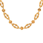 Georgian Repoussé Gold Chain-Charlotte Sayers Antique Jewellery