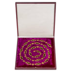 Georgian Repoussé Gold Chain-Charlotte Sayers Antique Jewellery