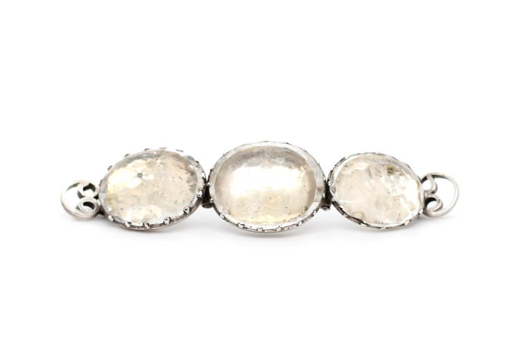 Georgian Rock Crystal Bracelet-Charlotte Sayers Antique Jewellery