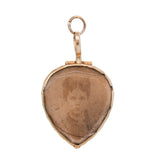 Georgian Rock Crystal Heart Locket-Charlotte Sayers Antique Jewellery