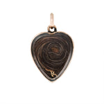 Georgian Rock Crystal Heart Pendant-Charlotte Sayers Antique Jewellery