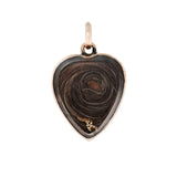 Georgian Rock Crystal Heart Pendant-Charlotte Sayers Antique Jewellery