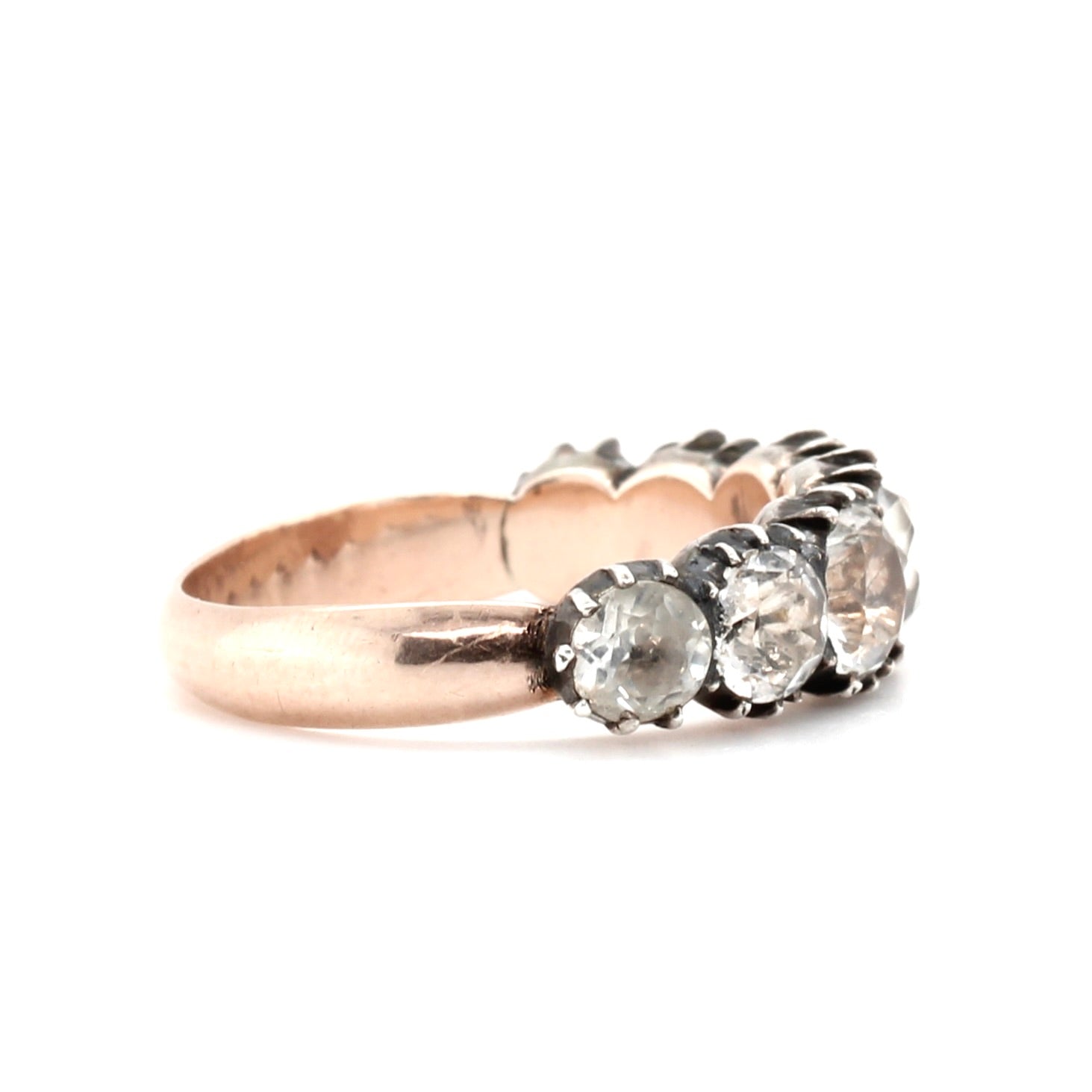 Georgian Rock Crystal Ring-Charlotte Sayers Antique Jewellery