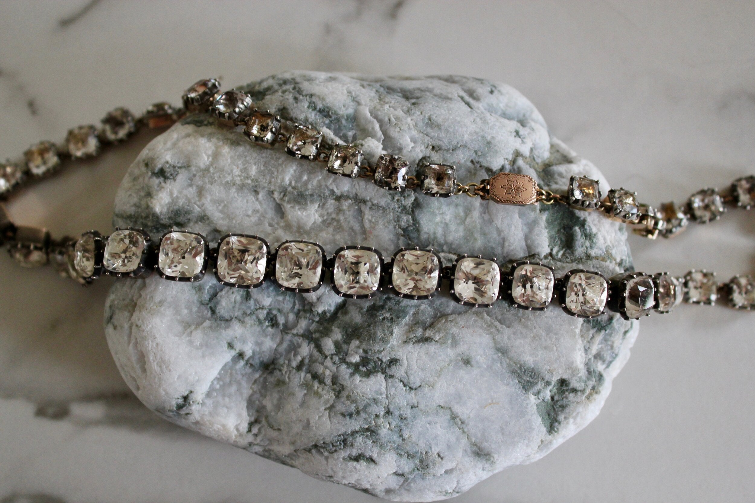 Georgian Rock Crystal Rivière-Charlotte Sayers Antique Jewellery