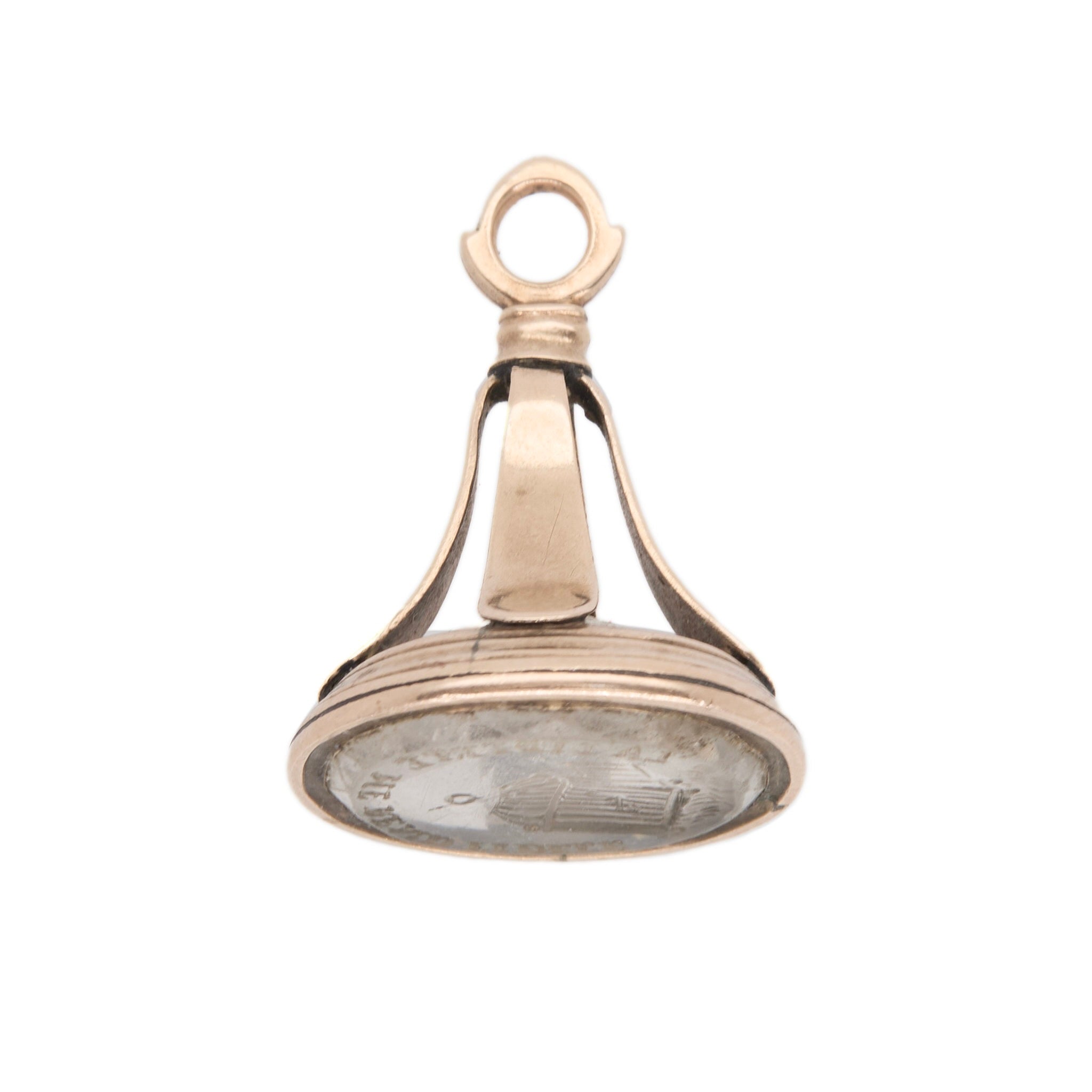 Georgian Rock Crystal Seal-Charlotte Sayers Antique Jewellery