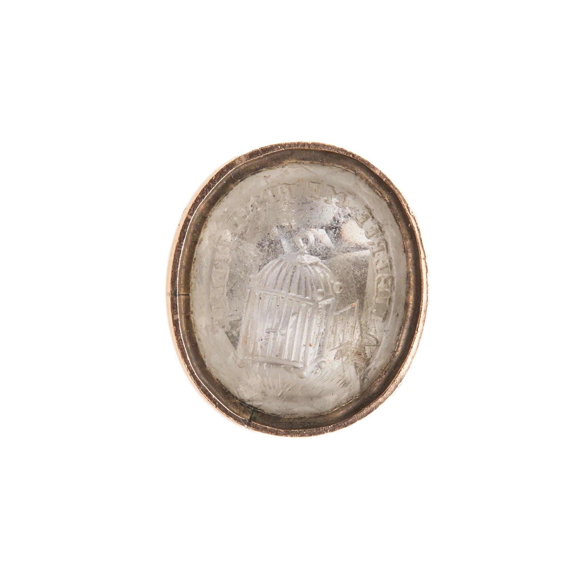 Georgian Rock Crystal Seal-Charlotte Sayers Antique Jewellery