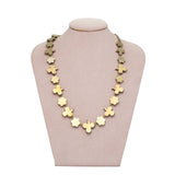 Georgian Rock Crystal Trefoil Necklace-Charlotte Sayers Antique Jewellery