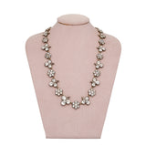Georgian Rock Crystal Trefoil Necklace-Charlotte Sayers Antique Jewellery