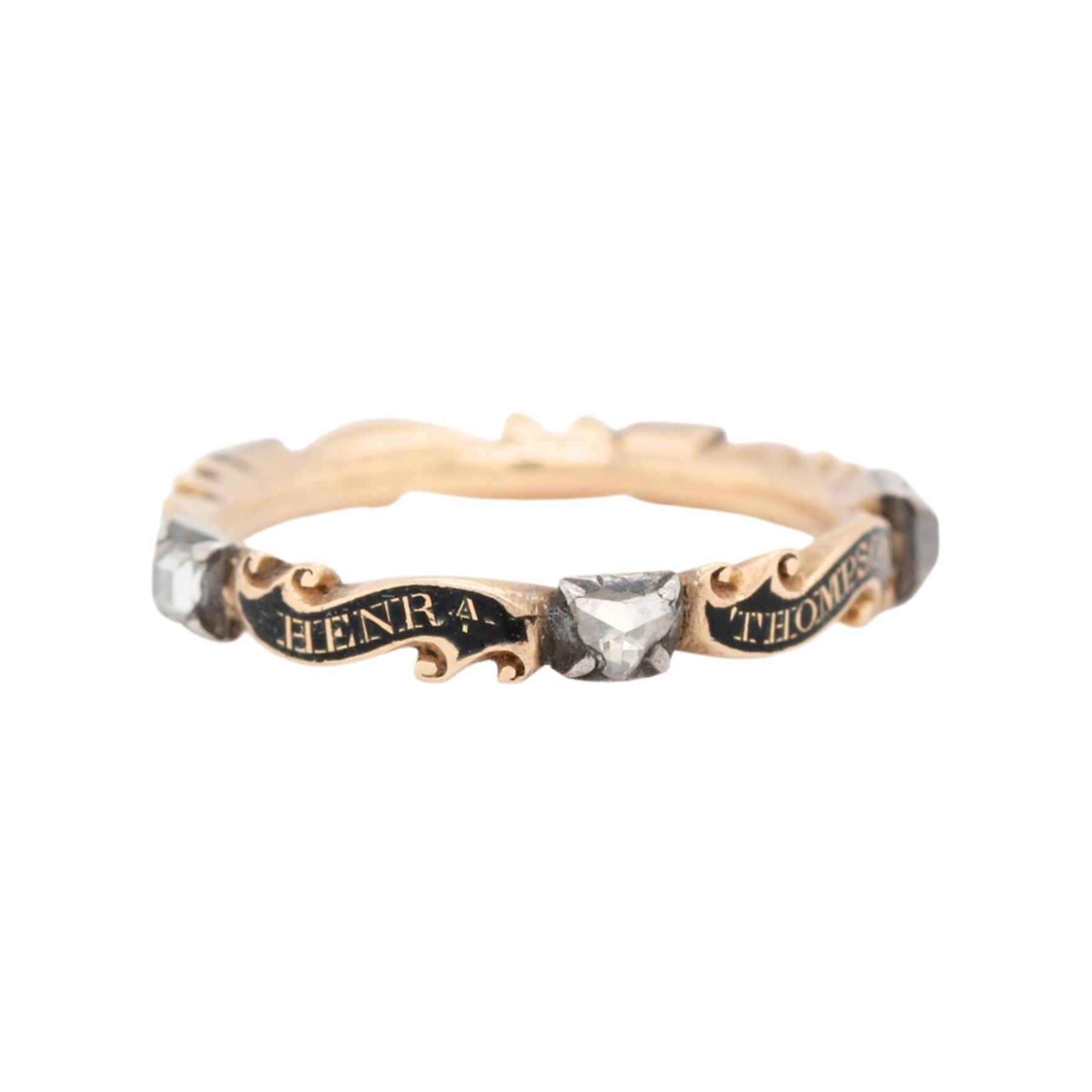 Georgian Rococo Ring-Charlotte Sayers Antique Jewellery