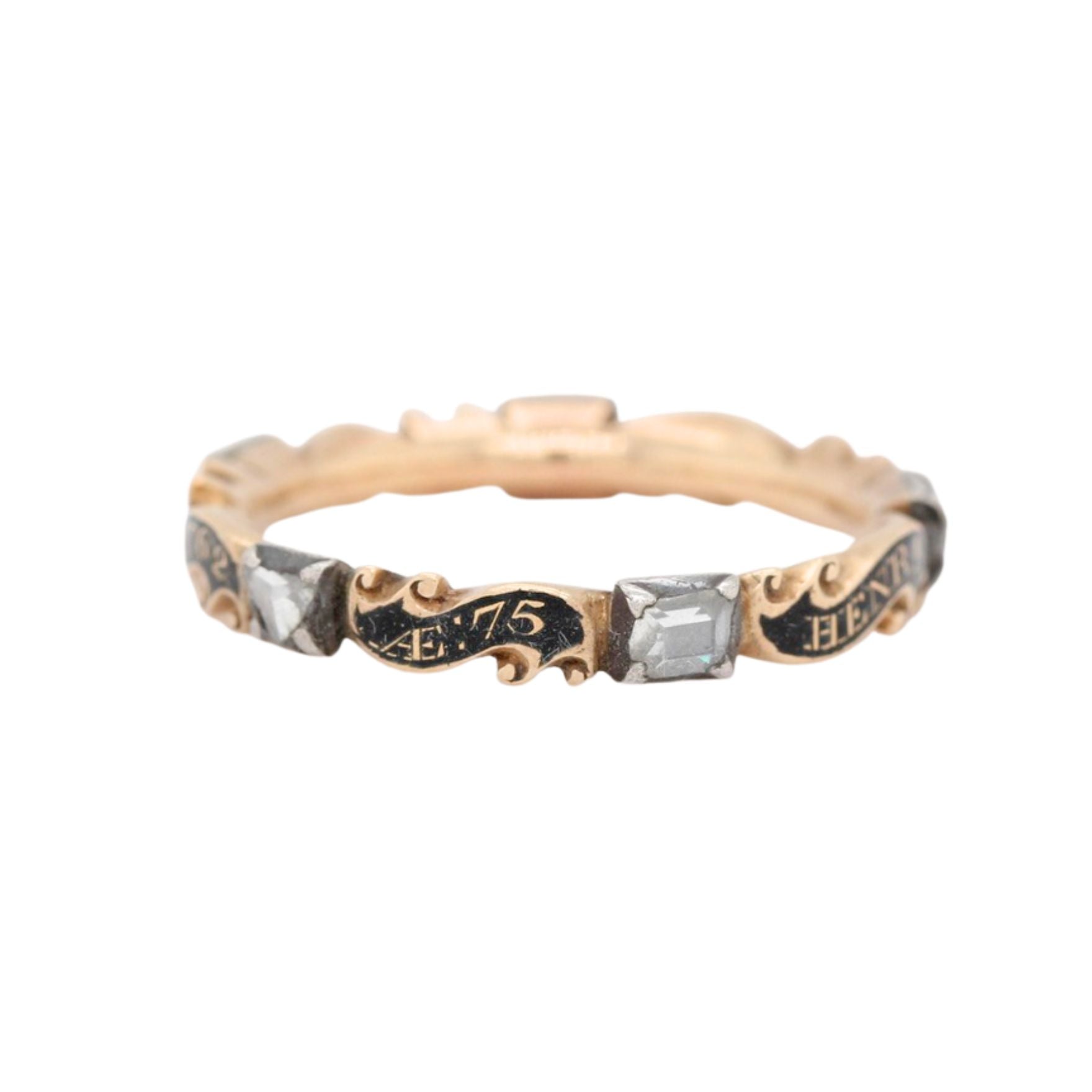 Georgian Rococo Ring-Charlotte Sayers Antique Jewellery