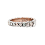 Georgian Rose Cut Diamond Eternity Ring-Charlotte Sayers Antique Jewellery