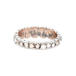Georgian Rose Cut Diamond Eternity Ring-Charlotte Sayers Antique Jewellery