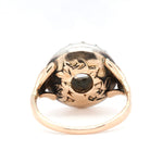 Georgian Rose Cut Diamond Ring-Charlotte Sayers Antique Jewellery