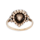 Georgian Rose Cut Diamond Ring-Charlotte Sayers Antique Jewellery