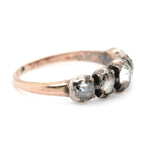 Georgian Rose Diamond Ring-Charlotte Sayers Antique Jewellery