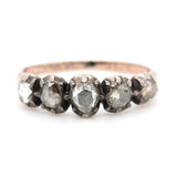 Georgian Rose Diamond Ring-Charlotte Sayers Antique Jewellery