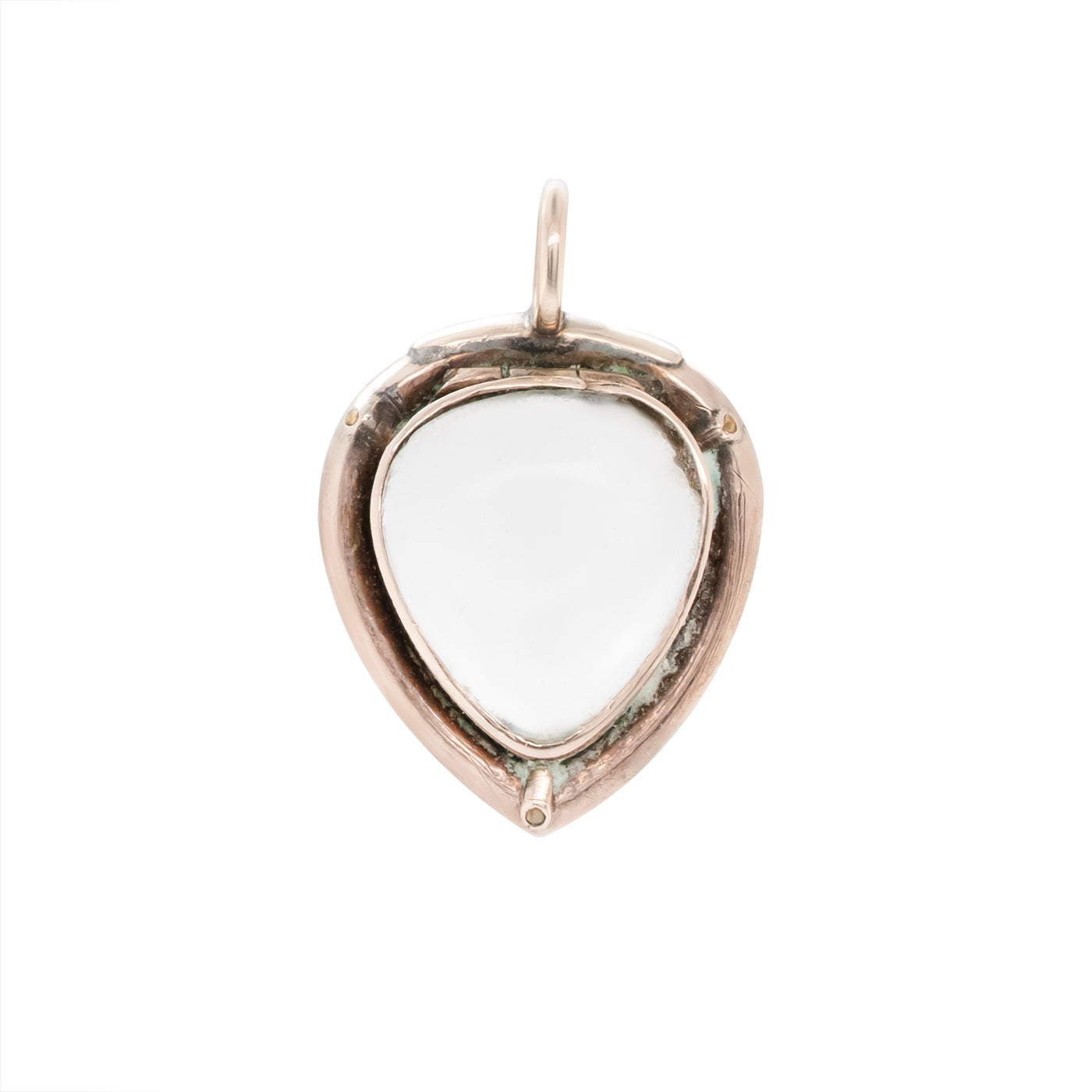 Georgian Ruby Heart Locket-Charlotte Sayers Antique Jewellery