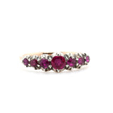 Georgian Ruby Line Ring-Charlotte Sayers Antique Jewellery