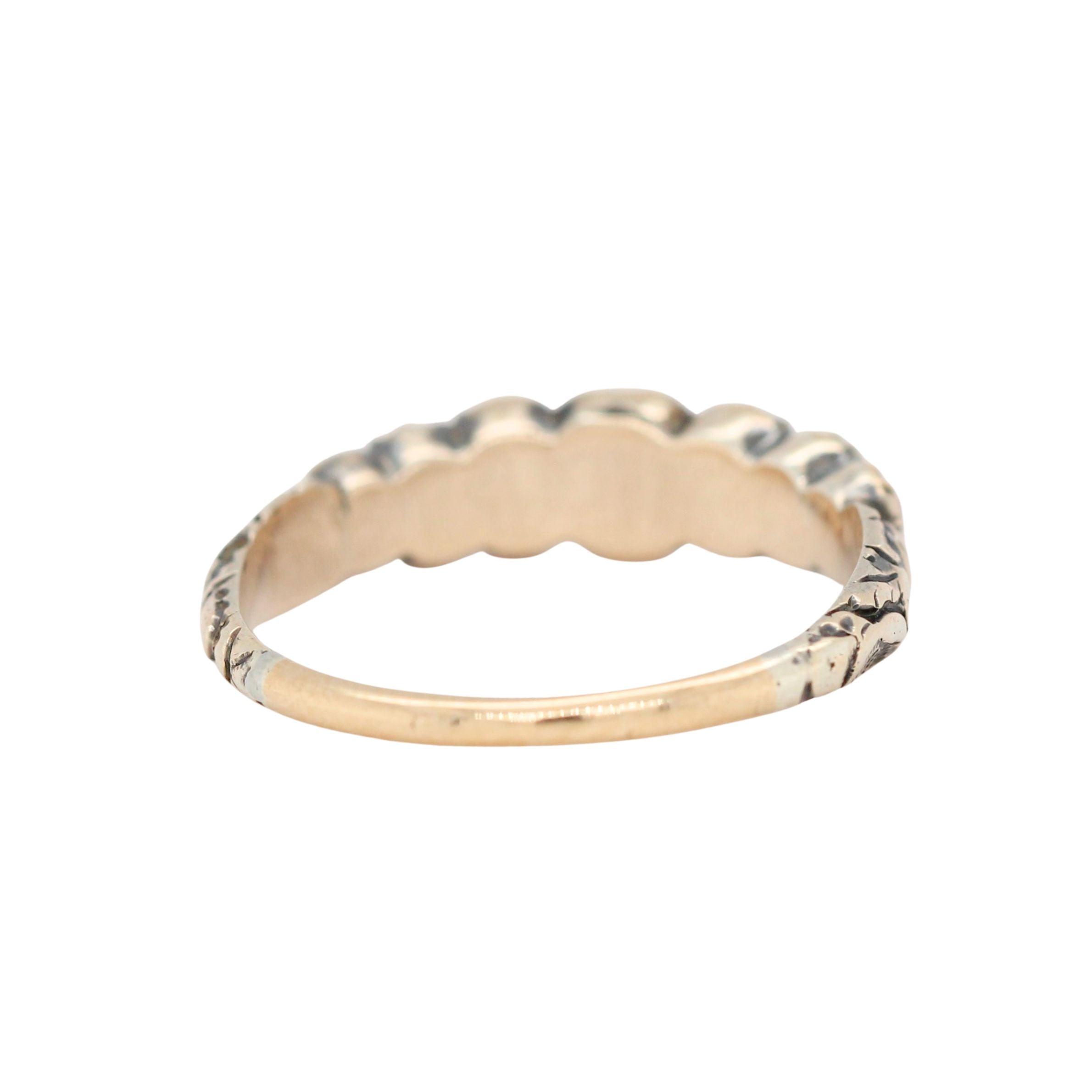 Georgian Seven Stone Ruby Ring-Charlotte Sayers Antique Jewellery