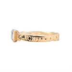 Georgian Skull Enamel Mourning Ring-Charlotte Sayers Antique Jewellery