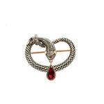 Georgian Snake Brooch-Charlotte Sayers Antique Jewellery