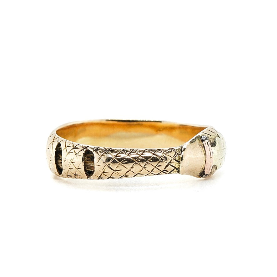 Georgian Snake Ring-Charlotte Sayers Antique Jewellery