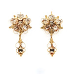 Georgian Topaz Earrings-Charlotte Sayers Antique Jewellery