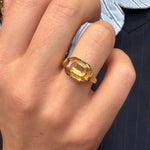 Georgian Topaz Ring-Charlotte Sayers Antique Jewellery