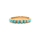 Georgian Turquoise Eternity Ring-Charlotte Sayers Antique Jewellery